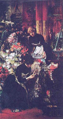 Juan Luna Street Flower Vendor china oil painting image